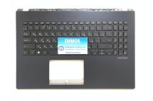 Оригинальная клавиатура для ноутбука Asus A571GT, F571GT, FX571GT, N571GT, R571GT, X571GT series, ukr, черный, подсветка, черная передняя панель