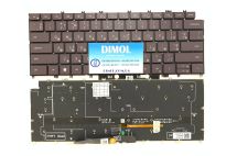 Оригинальная клавиатура для Dell XPS 13 9315 series, коричневый, ukr, подсветка