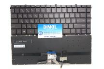 Оригинальная клавиатура для ноутбука HP Envy X360 15-EW, 15-EY, 15Z-EY series, ru, black, подсветка