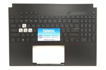 Оригинальная клавиатура для ноутбука Asus TUF Gaming 15 FA507, FA507R, FA507Z, FX517ZE, FX517ZM series, rus, black, подсветка, черная передняя панель 
