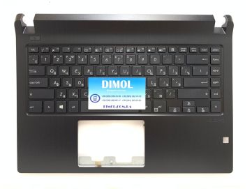 Оригинальная клавиатура для ноутбука Asus Pro P1440, P1440F, P1440FA, P1440UF series, rus, черный, черная передняя панель