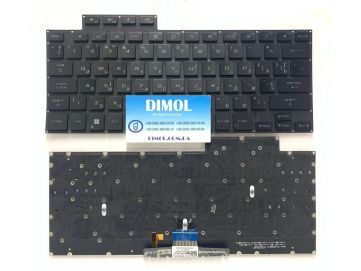 Оригинальная клавиатура для ноутбука Asus Zephyrus G15 GA503, GA503Q, GA503QS, ‎GA503QM, ROG Zephyrus M16 GU603, Zephyrus G15 GA503 series, uk, black, RGB - подсветка