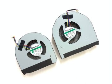Пара вентиляторов для Dell Precision 17 7710, M7710, N7710 series, 4-pin