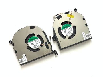 Пара вентиляторов для ноутбука Dell XPS 15 9500, 9510, Precision 5550, 5560 series, 4-pin