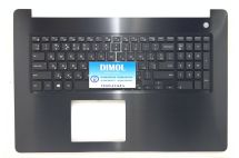 Оригинальная клавиатура для ноутбука Dell Inspiron 17-5000, 5765, 5767, 5770, 5775 series, ua, black, чорная передняя панель, подсветка