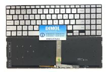 Оригинальная клавиатура для ноутбука Asus ZenBook Pro 15 UX535, UX535LH, UX535LI series, silver, ru, подсветка Оригинальная клавиатура для ноутбука Asus ZenBook Pro 15 UX535, UX535LH, UX535LI series, silver, ru, подсветка