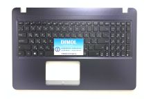 Оригинальная клавиатура для ноутбука Asus A540BA, F540BA, K540BA, R540BA, X540BA, X543UB series, ukr, black, черная передняя панель