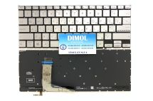 Оригинальная клавиатура для ноутбука Asus VivoBook 14 X1402, X1402Z, X1402ZA, X1403, X1403ZA, M1402, D1402, F1402, M1403, X1403Z, 14Z X1403V series, ru, серебристый, подсветка