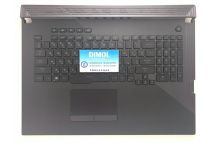 Оригинальная клавиатура для ноутбука Asus ROG Strix Scar III G731, G731GW, G731GT, G731GU series, ukr, черный, передняя панель, RGB-подсветка