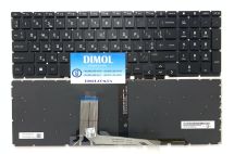 Оригинальная клавиатура для ноутбука HP Victus 15-FA, 15-FB, 15-GE, 16-E, 16-D, 16-B, 16-R, 16-S series, ukr, black, подсветка 