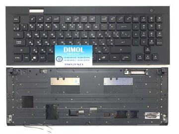Оригинальная клавиатура для ноутбука Asus ROG Zephyrus S17 GX703, GX703H, GX703HM, GX703HR, GX703HS series, ukr, black, подсветка