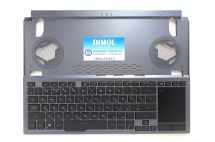 Оригинальная клавиатура для ноутбука Asus ROG Zephyrus Duo 15 GX550LWS, GX550LXS series, black, rus, серая передняя панель