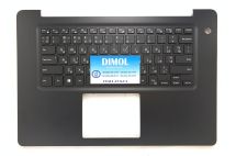 Оригинальная клавиатура для Dell Vostro 15-5581, V5581 series, ukr, black, подсветка, черная передняя панель