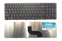 Оригинальная клавиатура для Gateway NV50, NEW90 Packard Bell EasyNote TM81, TM86, TM87, TM89, TM94, TX86, Black, RU