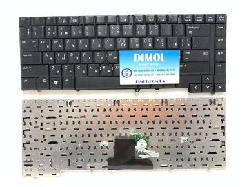 Оригинальная клавиатура для ноутбука HP EliteBook 8530P, 8530W series, black, ru