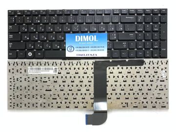 Оригинальная клавиатура для ноутбука Samsung RC528, RC530, RF510, RF511, QX530, rus, black, без фрейма