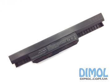 Аккумуляторная батарея для Asus A43, A53, A54, A83, A84, K43, K53, K54, K84, P43, P53, X43, X44, X45, X52, X53, X54, X84, Z52, Z53 series, black, 2600mAhr, 14.4-14.8v