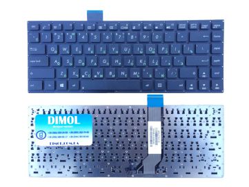 Клавиатура для ноутбука ASUS S400, S451, X402, rus, black, без фрейма