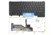 Оригинальная клавиатура для Dell Latitude E5420, E6220, E6320, E6330, E6420, E6430, E6230, E5430 series, ru, black, подсветка