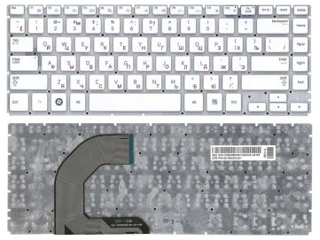Оригинальная клавиатура для Samsung Q470 series, white, no frame, ru