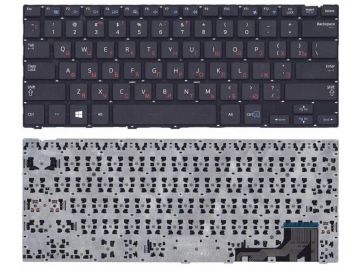 Оригинальная клавиатура для Samsung 915S3G, NP915S3G-K01, NP915S3G-K02 series, black, (no frame), ru