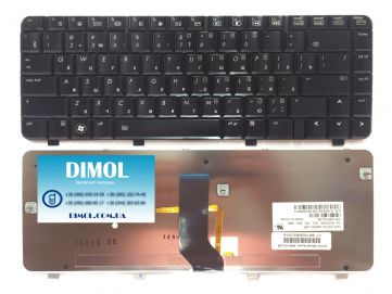 Оригинальная клавиатура для HP Pavilion dv3-2000, dv3-2110er, dv3-2220er, dv3-2230er, dv3-2310er series, black, backlit, ru